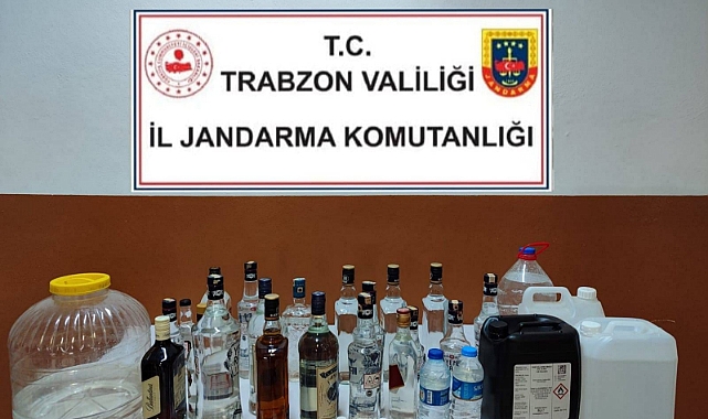TRABZON'DA SAHTE İÇKİ OPERASYONU!