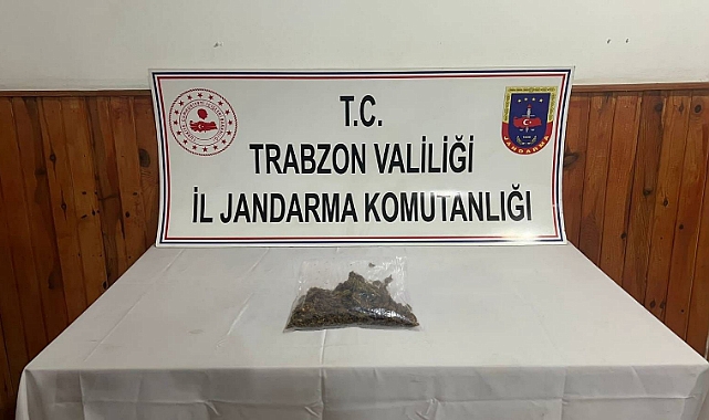 TRABZON'DA TİCARİ TAKSİDE UYUŞTURUCU OPERASYONU