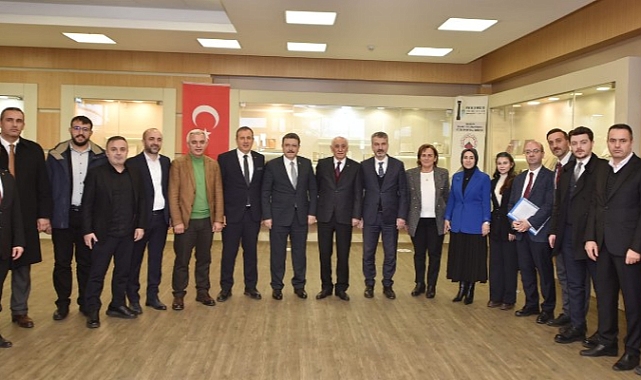 TTSO'YU ZİYARET EDEN BAŞKAN GENÇ İLE PROJELER GÖRÜŞÜLDÜ