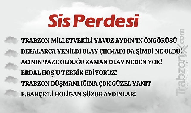 22.03.2024 SİS PERDESİ