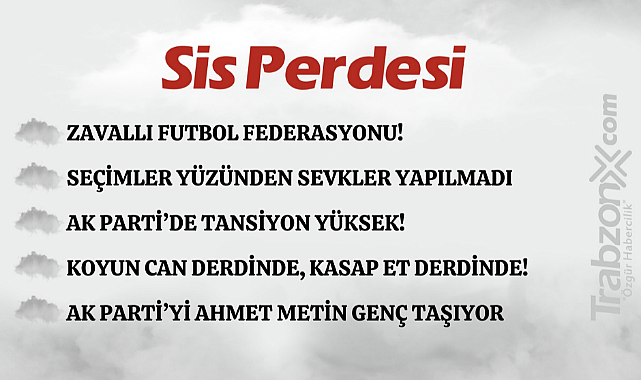 28.03.2024 SİS PERDESİ