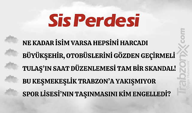30.03.2024 SİS PERDESİ