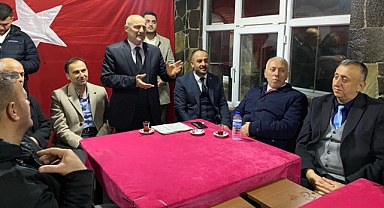 ÇARŞIBAŞI BELEDİYE BAŞKAN ADAYI AHMET KELEŞ, VELİKÖY’DE COŞKUYLA KARŞILANDI