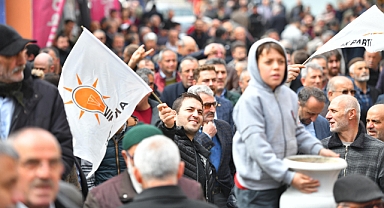 CUMHUR İTTİFAKI ARSİN’DE MİTİNG DÜZENLEDİ