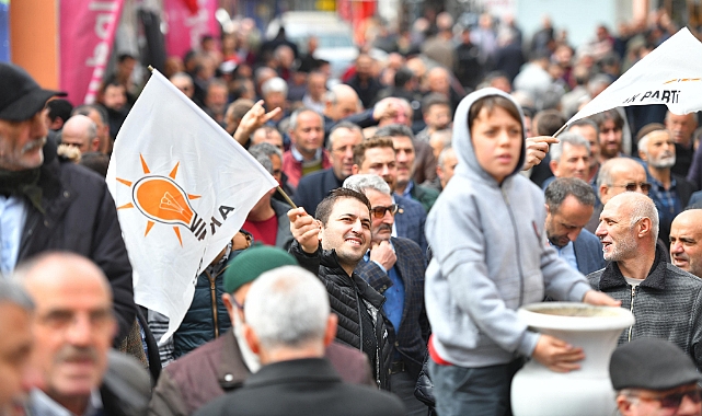 CUMHUR İTTİFAKI ARSİN’DE MİTİNG DÜZENLEDİ