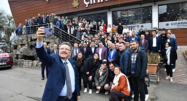 GENÇ, ORKENT ÇALIŞANLARIYLA BULUŞTU.