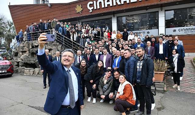 GENÇ, ORKENT ÇALIŞANLARIYLA BULUŞTU.