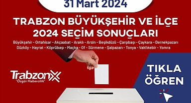 Trabzon 31 Mart 2024 Yerel Seçim Sonuçları - ANLIK