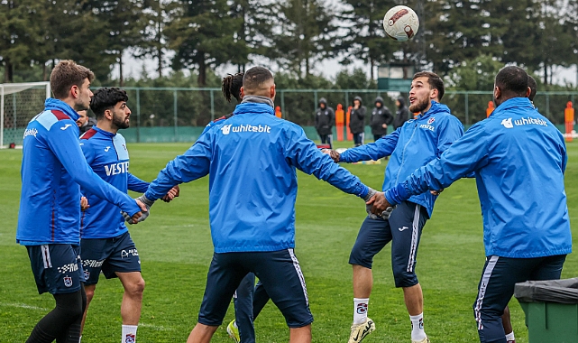 TRABZONSPOR'DA FENERBAHÇE MAÇI HAZIRLIKLARI DEVAM EDİYOR