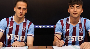 TRABZONSPOR İKİ FUTBOLCUSUNU DAHA PROFESYONEL YAPTI