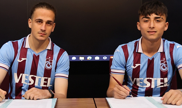 TRABZONSPOR İKİ FUTBOLCUSUNU DAHA PROFESYONEL YAPTI