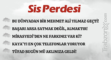 27.04.2024 SİS PERDESİ