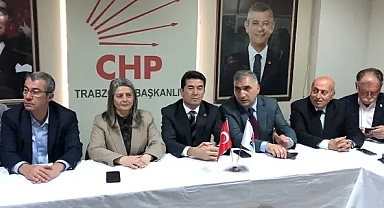 CHP TRABZON İL BAŞKANLIĞI'NDA BASIN TOPLANTISI 