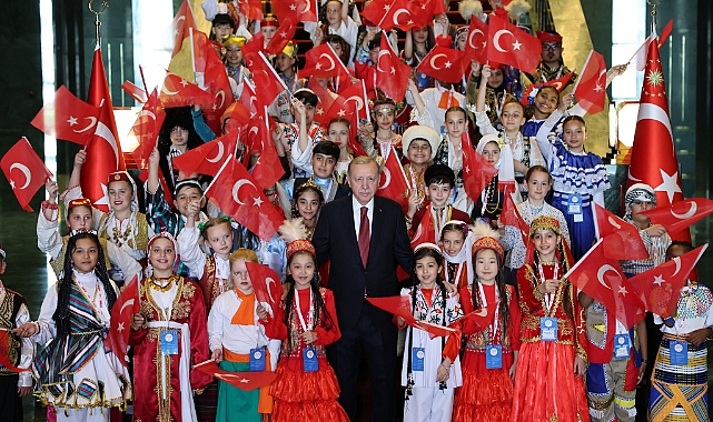 CUMHURBAŞKANI ERDOĞAN'DAN 23 NİSAN PAYLAŞIMI