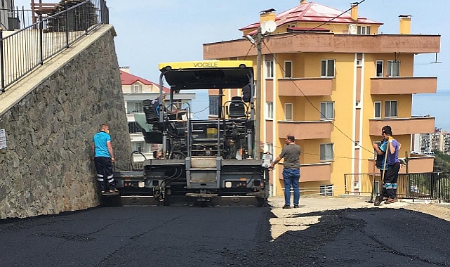 ORTAHİSAR BELEDİYESİ FEN İŞLERİ HIZLI BAŞLADI