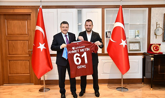 TRABZONSPOR BAŞKANI DOĞAN’DAN BAŞKAN GENÇ’E ZİYARET