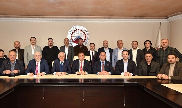 TTSO CAMİASI BAYRAMLAŞTI, SEKTÖRLERİN SORUNLARI GÖRÜŞÜLDÜ