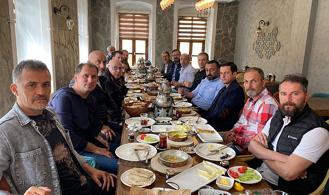 TÜFAD TRABZON BAŞKAN ADAYI ÜMİT SAĞIR, BASIN İLE BULUŞTU
