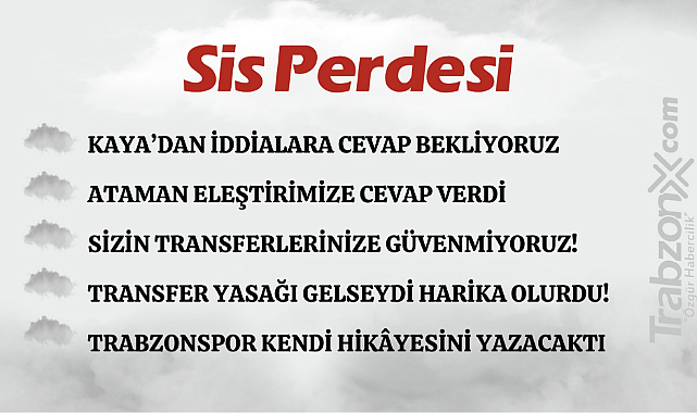 19.05.2024 SİS PERDESİ