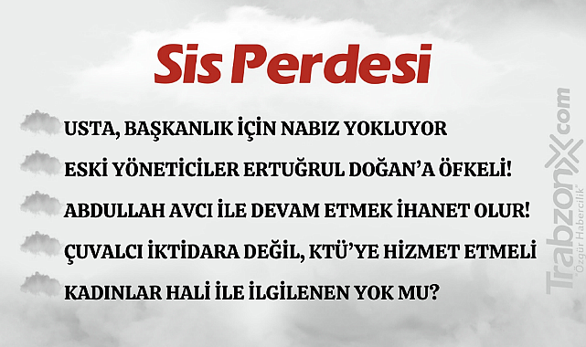 21.05.2024 SİS PERDESİ