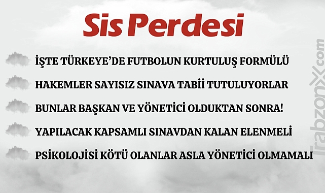 23.05.2024 SİS PERDESİ
