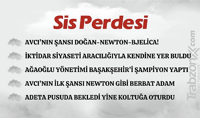 31.05.2024 SİS PERDESİ