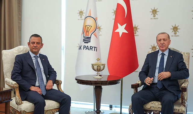 CHP LİDERİ ÖZEL VE CUMHURBAŞKANI ERDOĞAN GÖRÜŞMESİ 95 DAKİKA SÜRDÜ