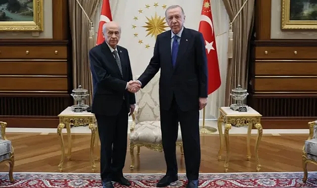 ERDOĞAN-BAHÇELİ GÖRÜŞMESİ 1 SAAT SÜRDÜ