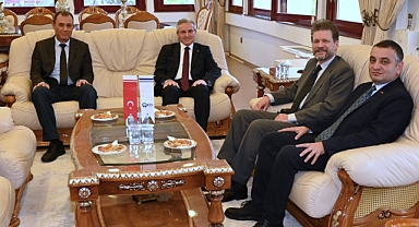 KUZEY MAKEDONYA CUMHURİYETİ BÜYÜKELÇİSİ JOVAN MANASİJEVSKİ, KTÜ’YÜ ZİYARET ETTİ