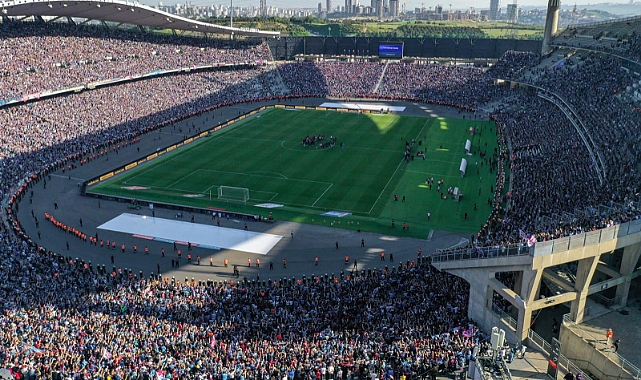 OLİMPİYAT STADYUMU BORDO MAVİ OLACAK!