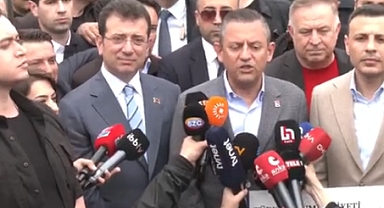 ÖZGÜR ÖZEL SARAÇHANE'DE: ÇATIŞMA OLSUN İSTEMİYORUZ