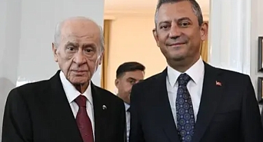 ÖZGÜR ÖZEL VE DEVLET BAHÇELİ BİRARAYA GELDİ