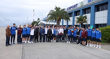 ŞAMPİYONLAR TRABZON'A GELDİ