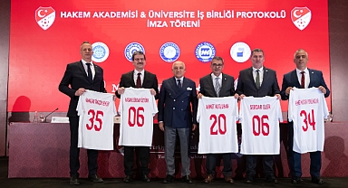 TFF VE ÜNİVERSİTELER ARASINDA HAKEM AKADEMİSİ İŞ BİRLİĞİ PROTOKOLLERİ İMZALANDI