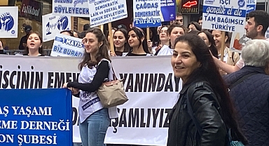 TRABZON'DA İŞÇİ BAYRAMI KUTLANDI