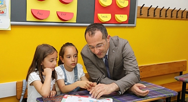 BAŞKAN EKİM KARNE SEVİNCİNE ORTAK OLDU 