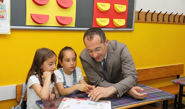 BAŞKAN EKİM KARNE SEVİNCİNE ORTAK OLDU