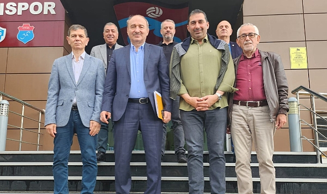 FARUK ÖZAK TRABZONSPOR KULÜBÜ'NÜ ZİYARET ETTİ