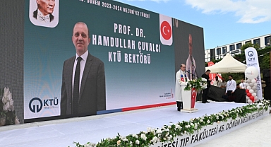 KTÜ TIP FAKÜLTESİNDE MEZUNİYET COŞKUSU