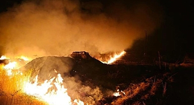 MARDİN VE DİYARBAKIR'DA ANIZ YANGINI!