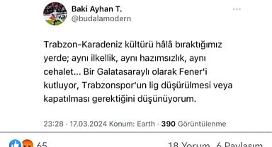 ZORLU AÇTI AĞZINI YUMDU GÖZÜNÜ: TRABZON'A HAKARET EDEN ŞAHSI ÇAĞIRDILAR BİZİ ÇAĞIRMADILAR!