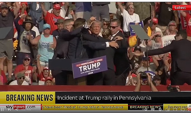 AMERİKAN GİZLİ SERVİSİ, " TRUMP GÜVENDE"  (CIA)