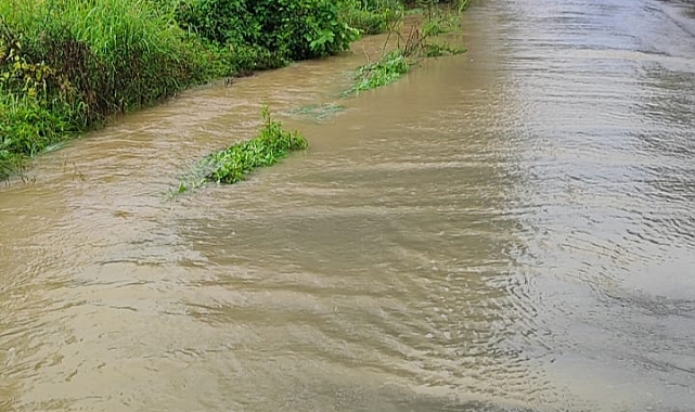 ARAKLI'DA SAĞANAK YAĞIŞ ETKİLİ OLDU