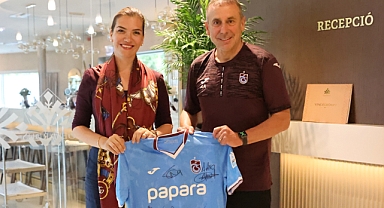 BÜYÜKELÇİ EKŞİOĞLU'NDAN TRABZONSPOR'A ZİYARET