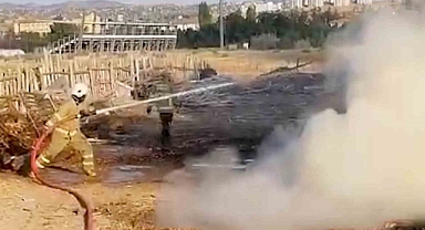 KIRIKKALE KERESTECİLER SİTESİNDE YANGIN