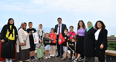 ORTAHİSAR BELEDİYESİ MİNİK MİSAFİRLERİNİ AĞIRLADI