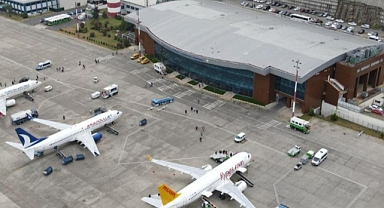 TRABZON HAVALİMANI'NDA UÇUŞLARA PAYDOS!