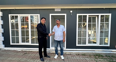 YEŞİLKÖY MUHTARLIK OFİSİNE KAVUŞTU