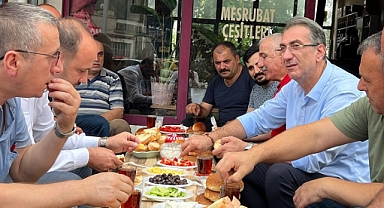 BAŞKAN AZİZOĞLU ESNAFI DİNLEDİ