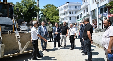 BAŞKAN GENÇ HİSARKENT'İ İNCELEDİ 